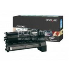 Toner Lexmark C770/C772 6K Black Return Program Print Cartridge - UAR - C7700KS